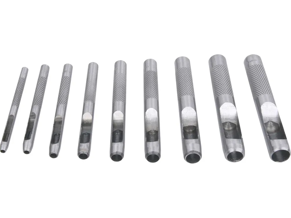 děrovač kůže, sada 9ks, 2,5-10mm Horká Nabídka