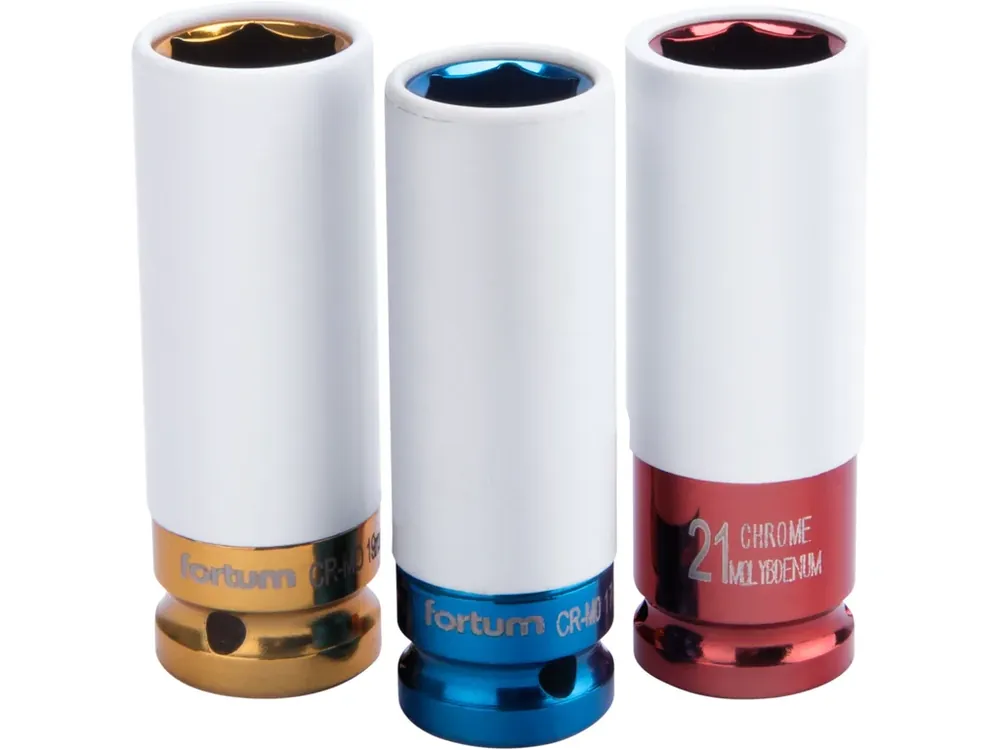 hlavice nástrčné rázové 1/2", sada 3ks, 17-19-21mm, L 86mm Poslední Šance