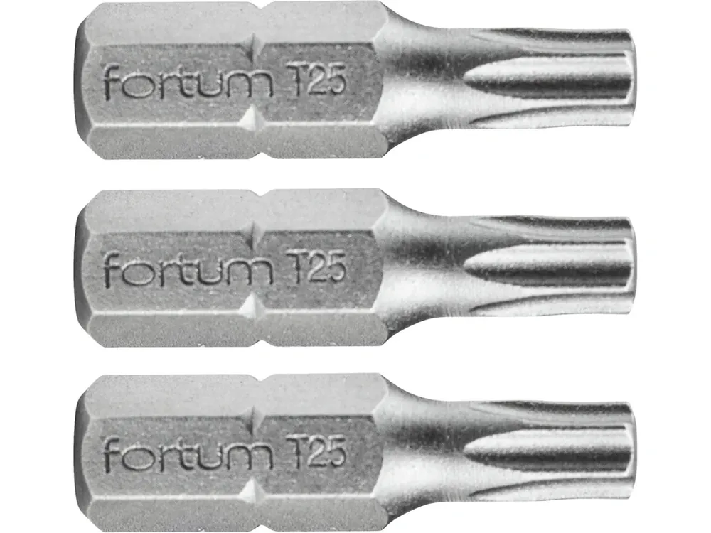 hrot TORX, sada 3ks, T 25x25mm, S2 Nízká Cena