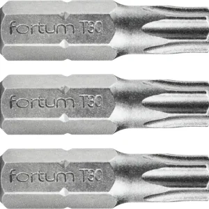 Vysoce Kvalitní hrot TORX, sada 3ks, T 30x25mm, S2