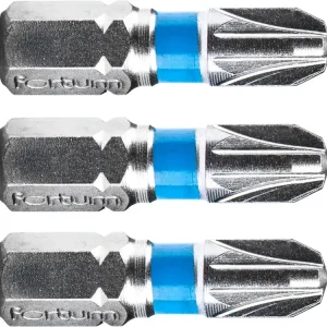 Bezpečná Platba hrot křížový pozidriv, sada 3ks, PZ 3x25mm, S2