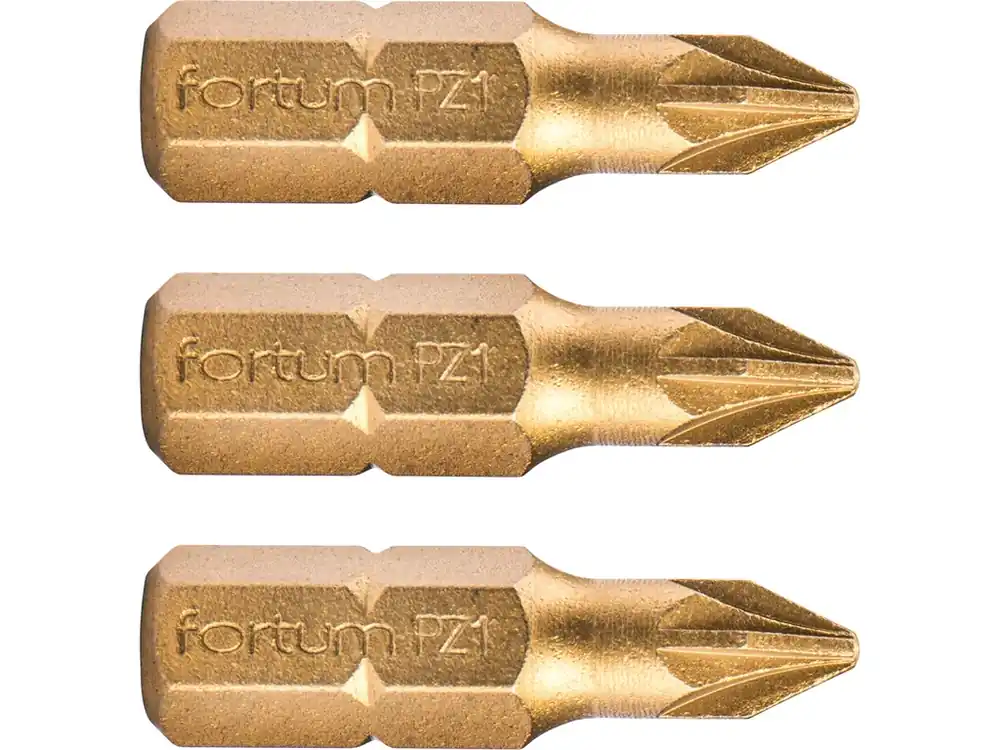 Časově Omezené hrot křížový pozidriv, sada 3ks, PZ 1x25mm,titan. úprava, S2