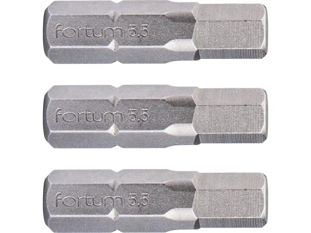 Bezpečná Platba hrot imbus sada 3ks, H 5,5x25mm, S2