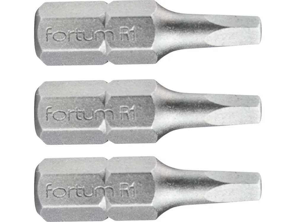 Akční Cena hrot čtverec sada 3ks, SQ 1x25mm, S2