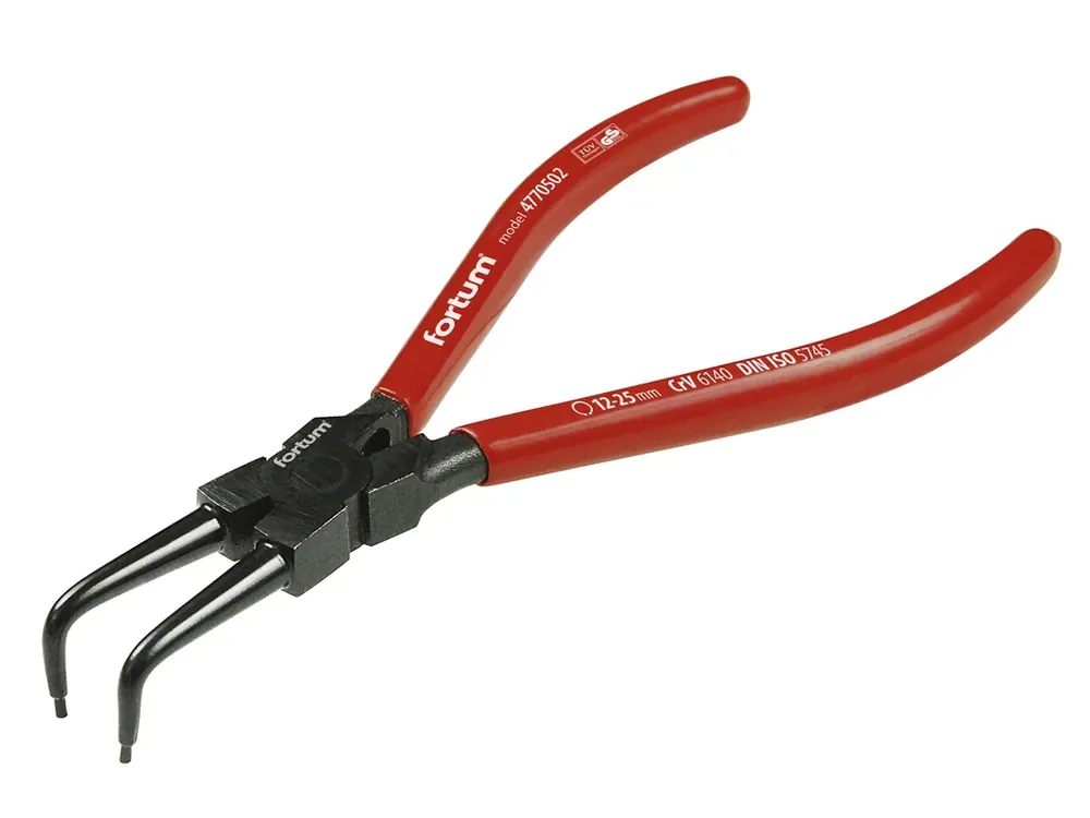 Značkový kleště seeger zahnuté vnitřní, 180mm