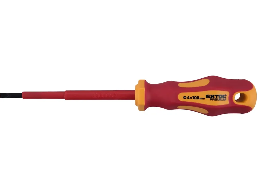 Časově Omezené šroubovák elektrikářský, (-)4x100mm, VDE, CrV