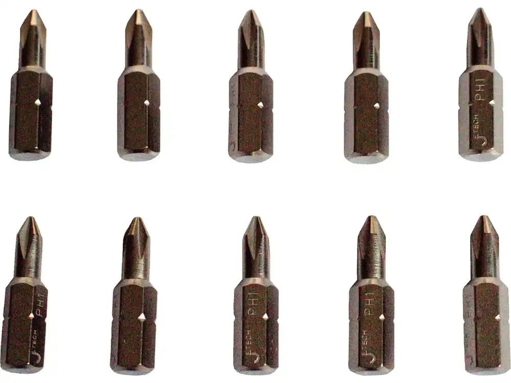 hroty křížové PH, sada 10ks, PH 1x25mm, CrMoV Časově Omezené