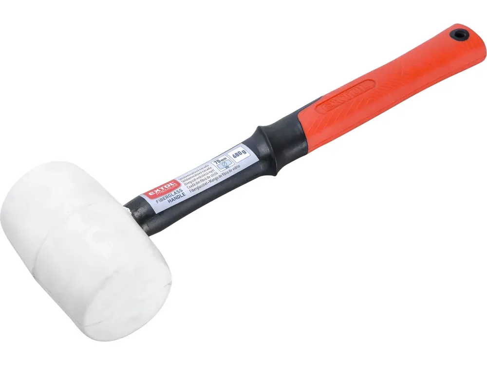 Expresní Doručení palička pryžová bílá, průměr 70mm