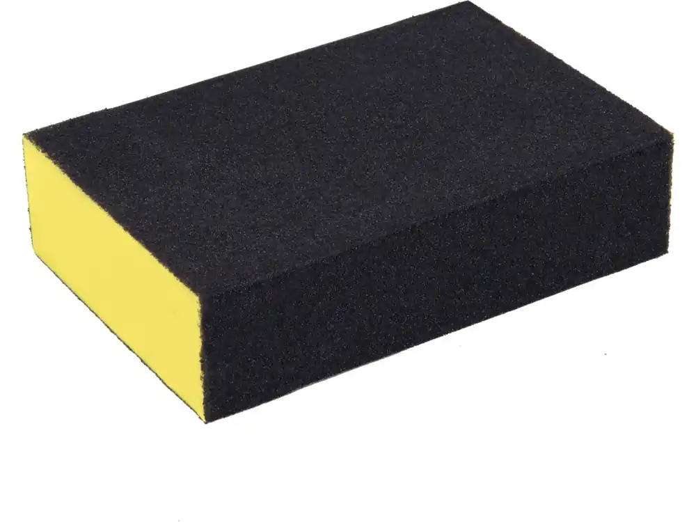 Akční Nabídka brusná houba, 100x70x25mm, P100, čtyřstranná, abrazivo-korund