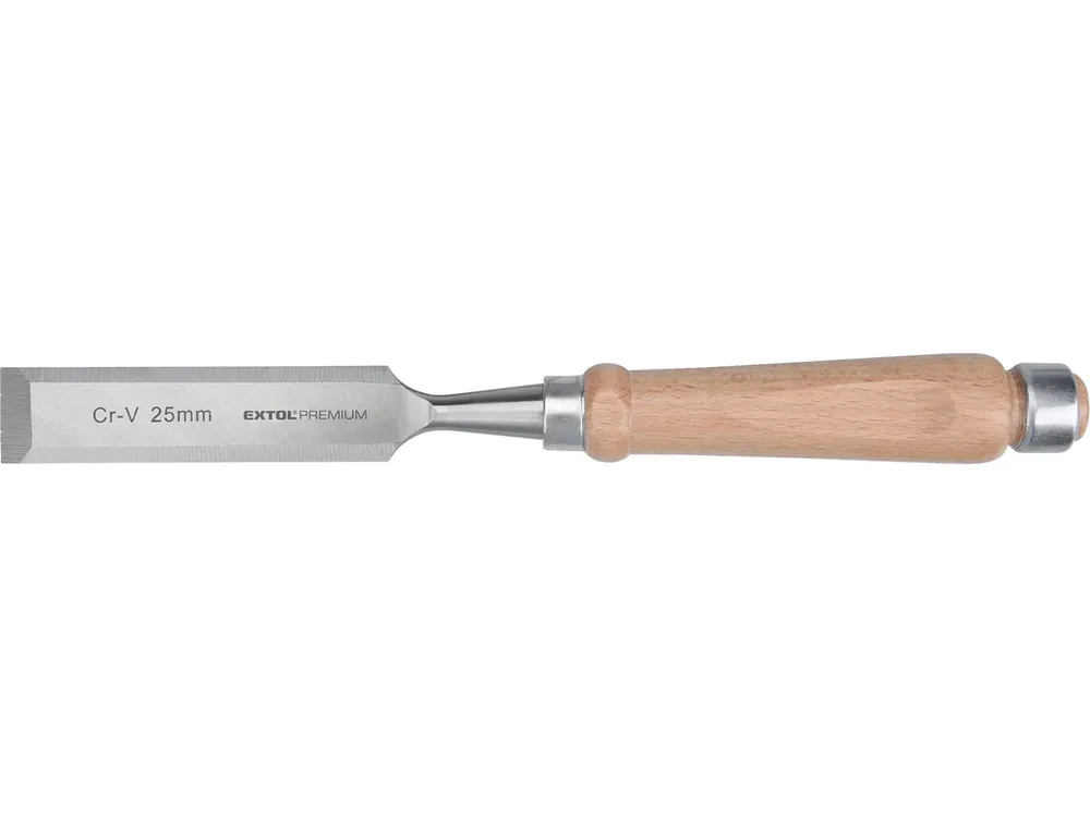 dláto s bukovou rukojetí, 25mm, délka 280mm, CrV Akční Nabídka