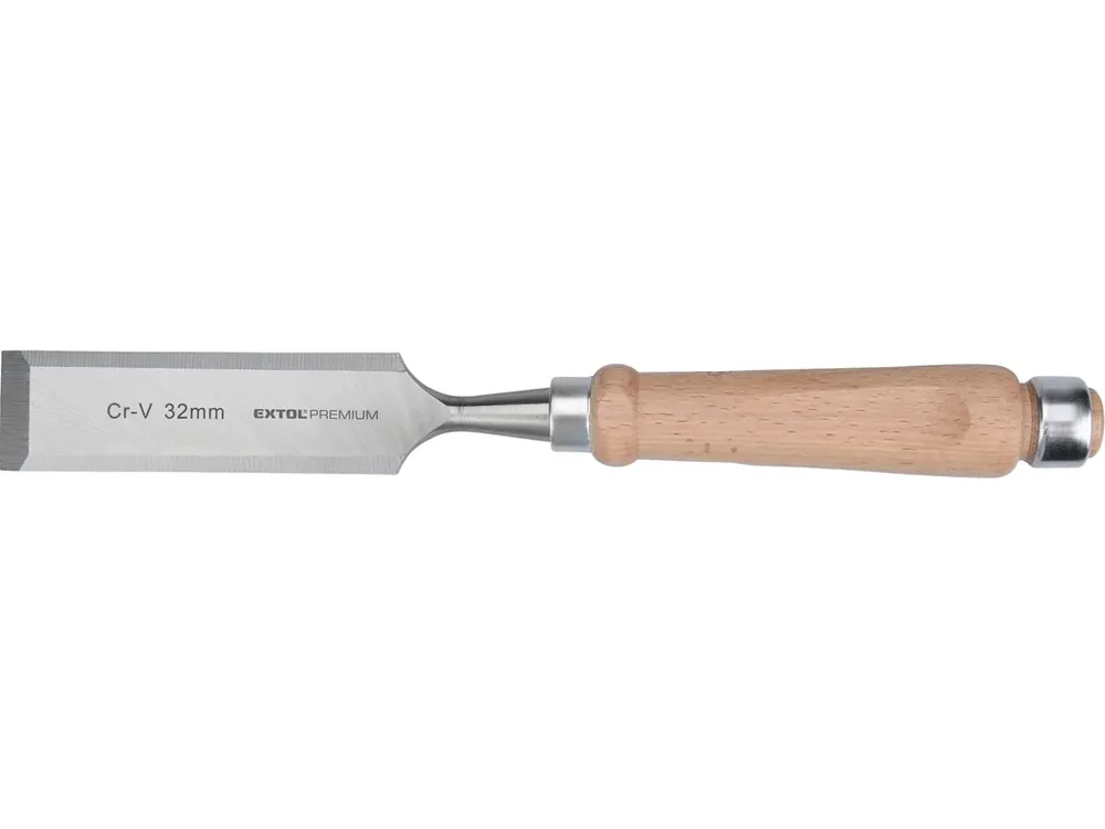 dláto s bukovou rukojetí, 32mm, délka 290mm, CrV Omezená Nabídka