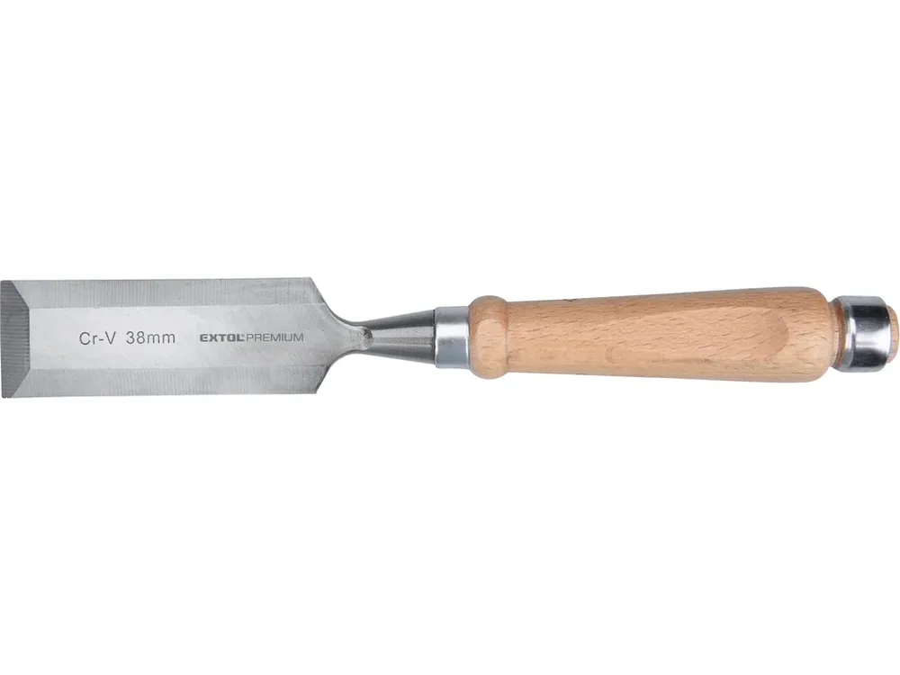 dláto s bukovou rukojetí, 38mm, délka 290mm, CrV Bezpečná Platba