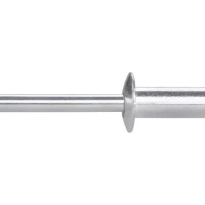 Značkový nýty trhací hliníkové sada 250ks, O 6,4x19mm plochá hlava