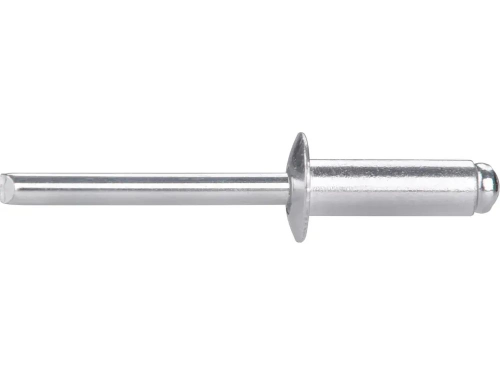 Značkový nýty trhací hliníkové sada 250ks, O 6,4x19mm plochá hlava