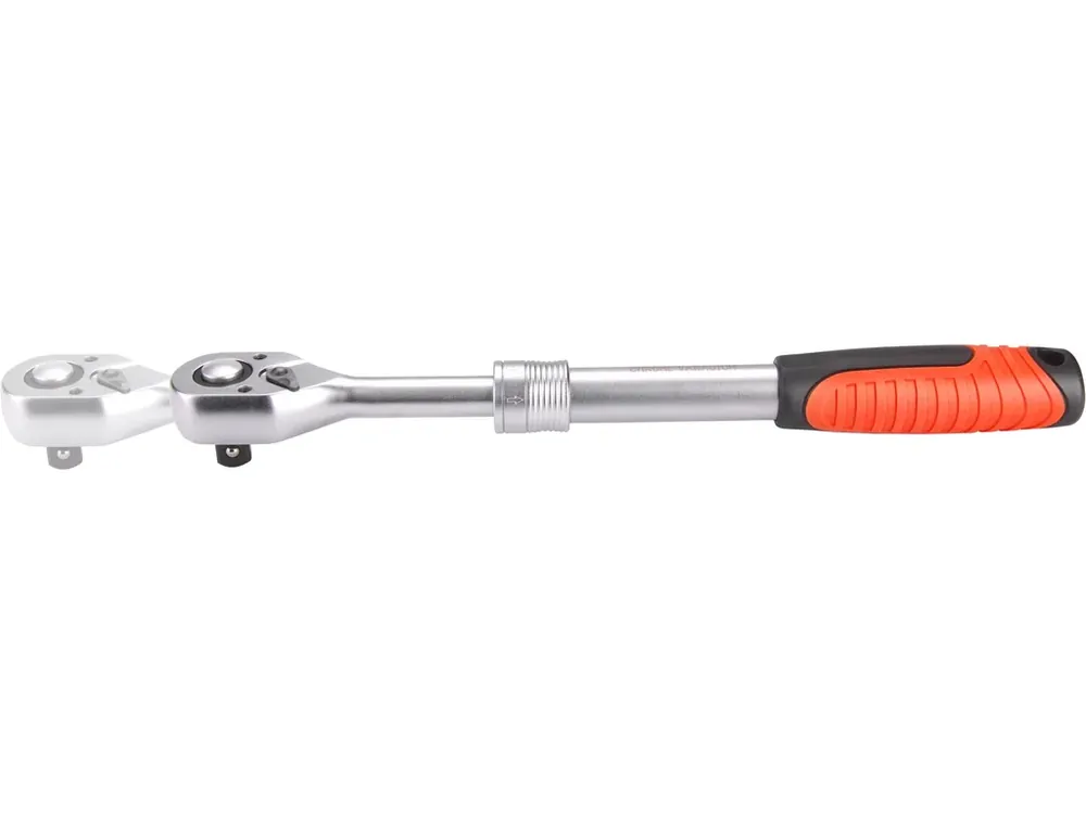 ráčna teleskopická, 45 zubů, 1/2", L 290-430mm, CrV Autentický