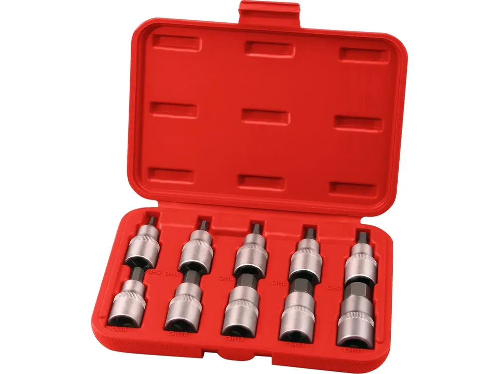 Koupit Online hlavice zástrčné IMBUS, sada 10ks, 1/2", CrV/S2