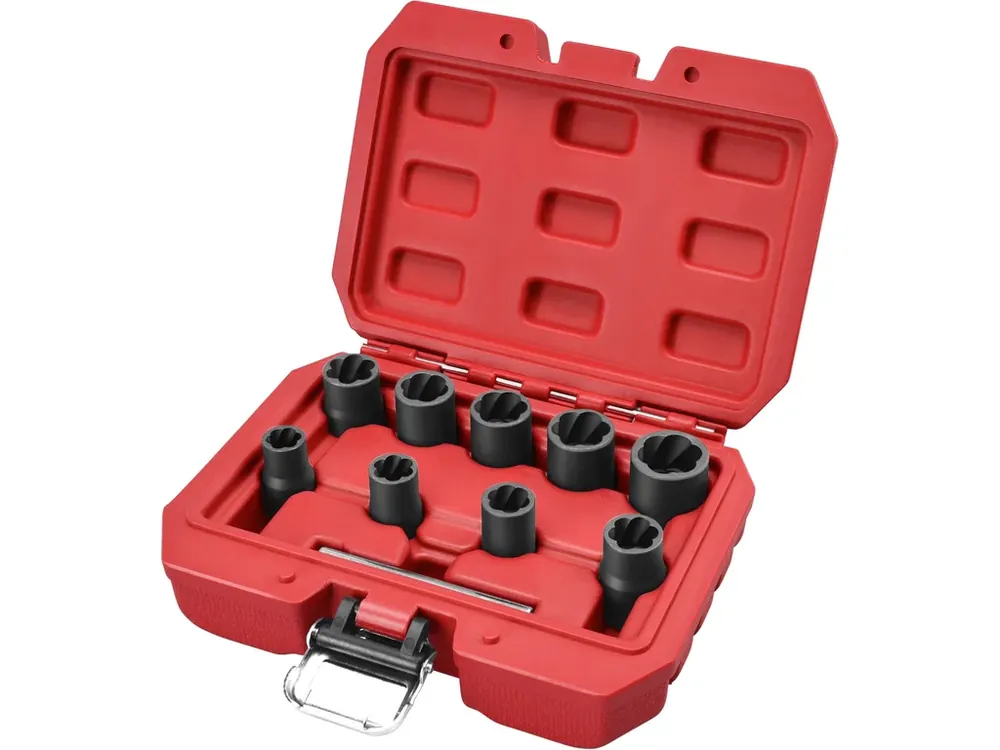 Omezená Nabídka hlavice na uvolňování šroubů a matic, sada 10ks, 3/8", 10-19mm, CrMo