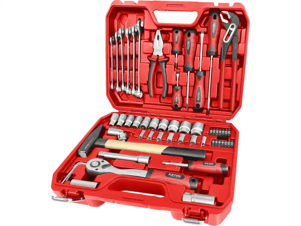 sada nářadí 55ks, 1/4", 1/2", CrV Tovární Cena