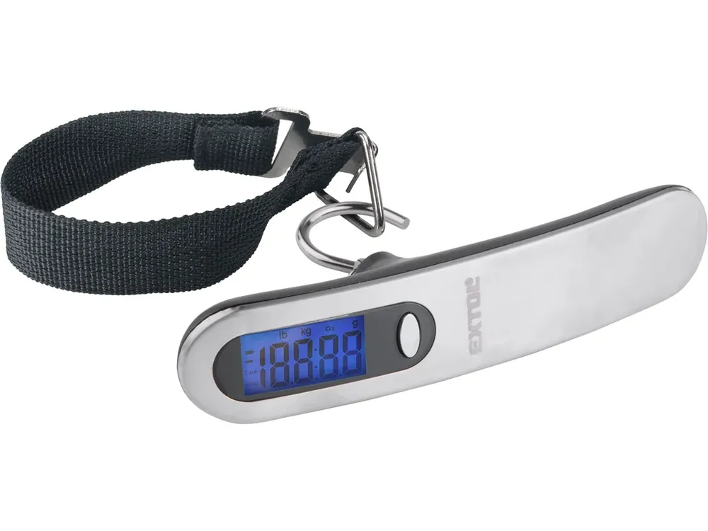 Originální váha příruční digitální na zavazadla, 0,05-50kg