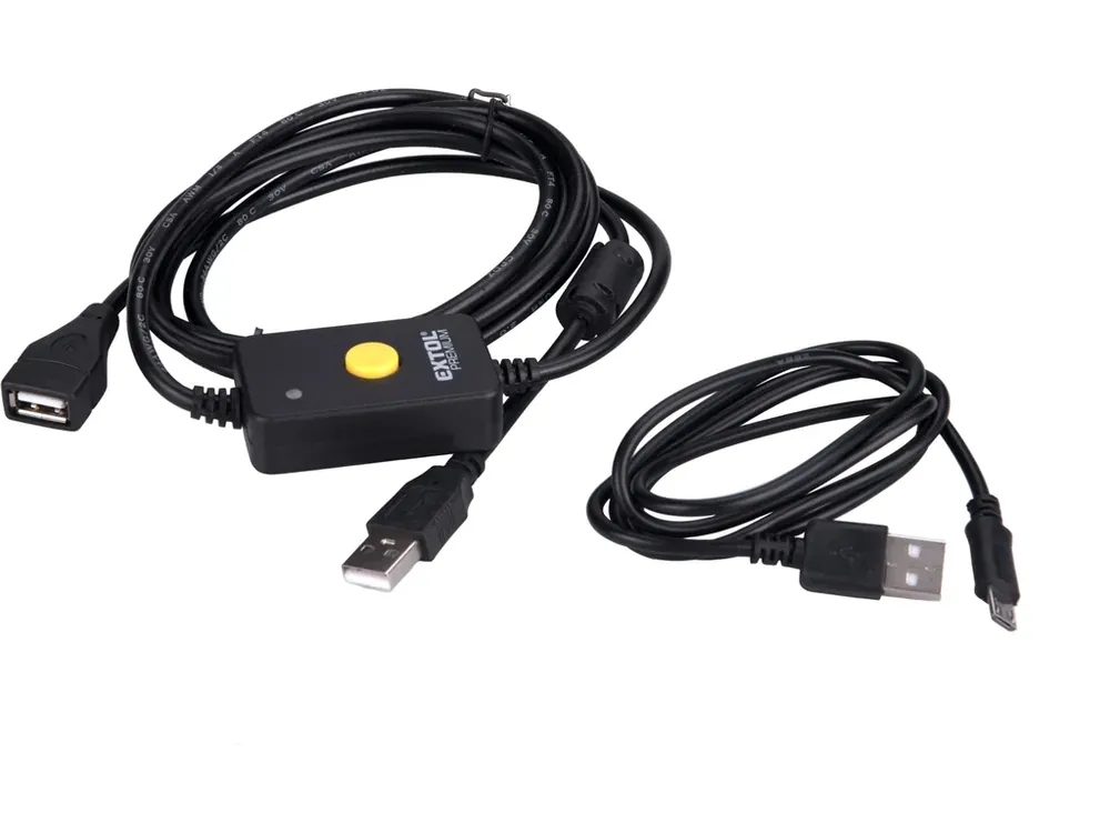 kabel pro přenos dat k posuvkám 8825221, 8825224, USB-A(male) - USB micro(male), délka 2,8m Výprodej