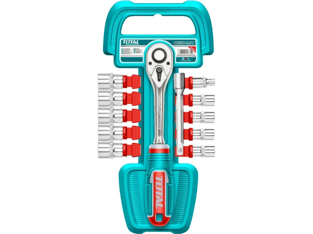 Výprodej Hlavice nástrčné 1/4", sada 12ks, industrial, CrV