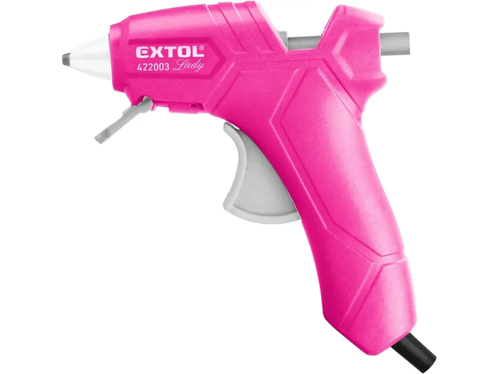 Cenová Bomba pistole tavná lepící, ⌀7,2mm, 25W, růžová