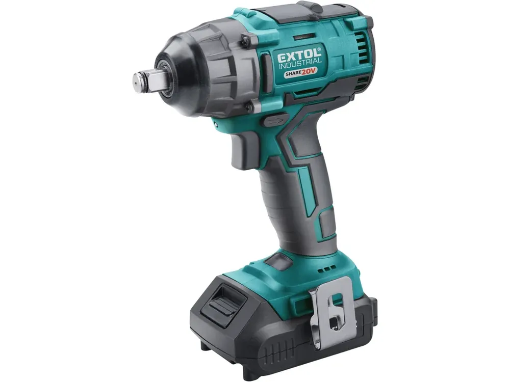 utahovák rázový 1/2" aku SHARE20V, 250Nm, BRUSHLESS, 20V Li-ion, 2Ah Akční Cena