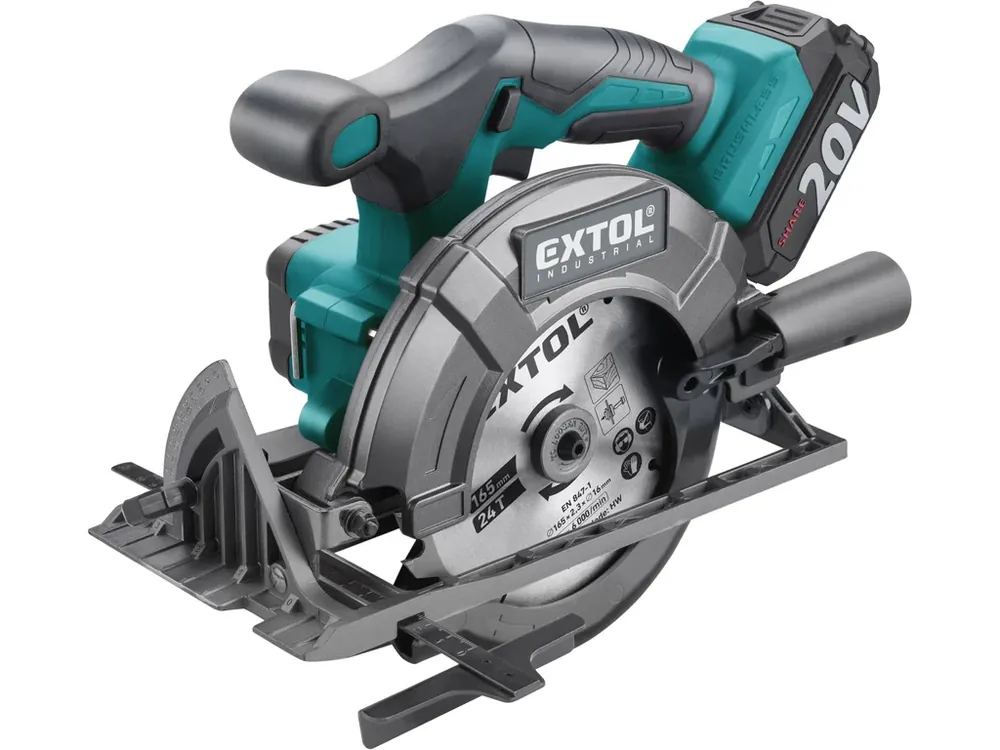 Objednat Nyní pila kotoučová aku SHARE20V, 165mm, BRUSHLESS, 20V Li-ion, 2Ah