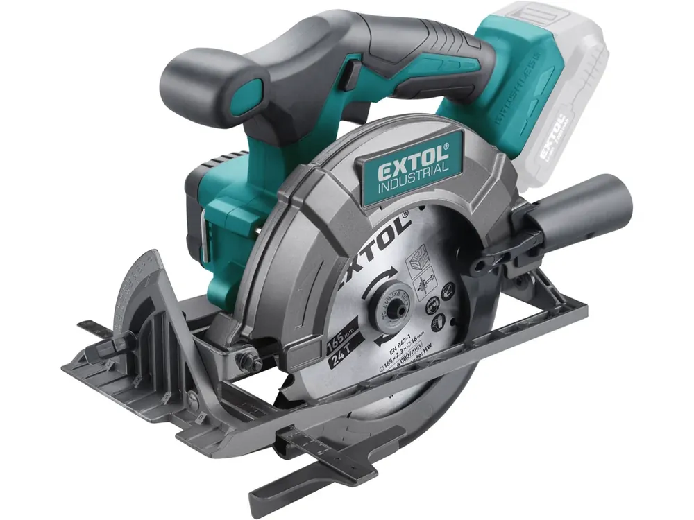Akce pila kotoučová aku SHARE20V, 165mm, BRUSHLESS, 20V Li-ion, bez baterie a nabíječky