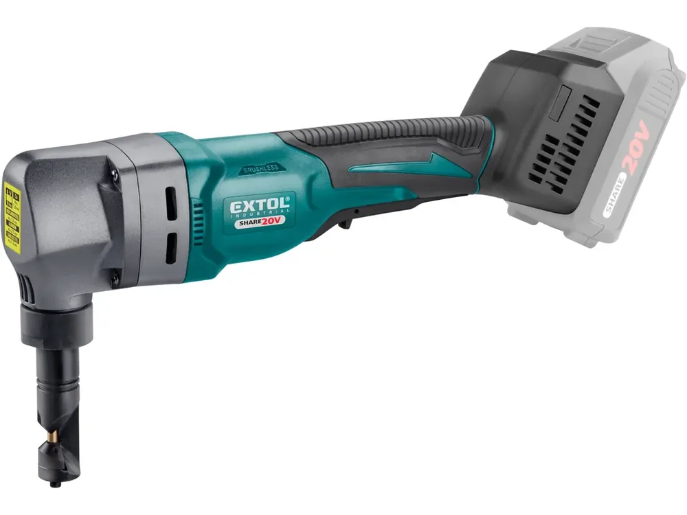 Levný nůžky na plech, prostřihovačky aku SHARE20V, BRUSHLESS, bez baterie a nabíječky
