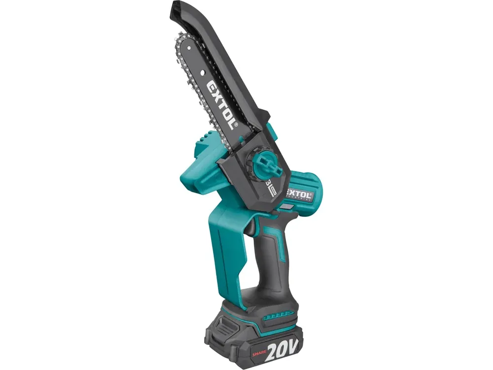 Cenový Hit pila řetězová aku jednoruční SHARE20V, 13cm, BRUSHLESS, 2Ah