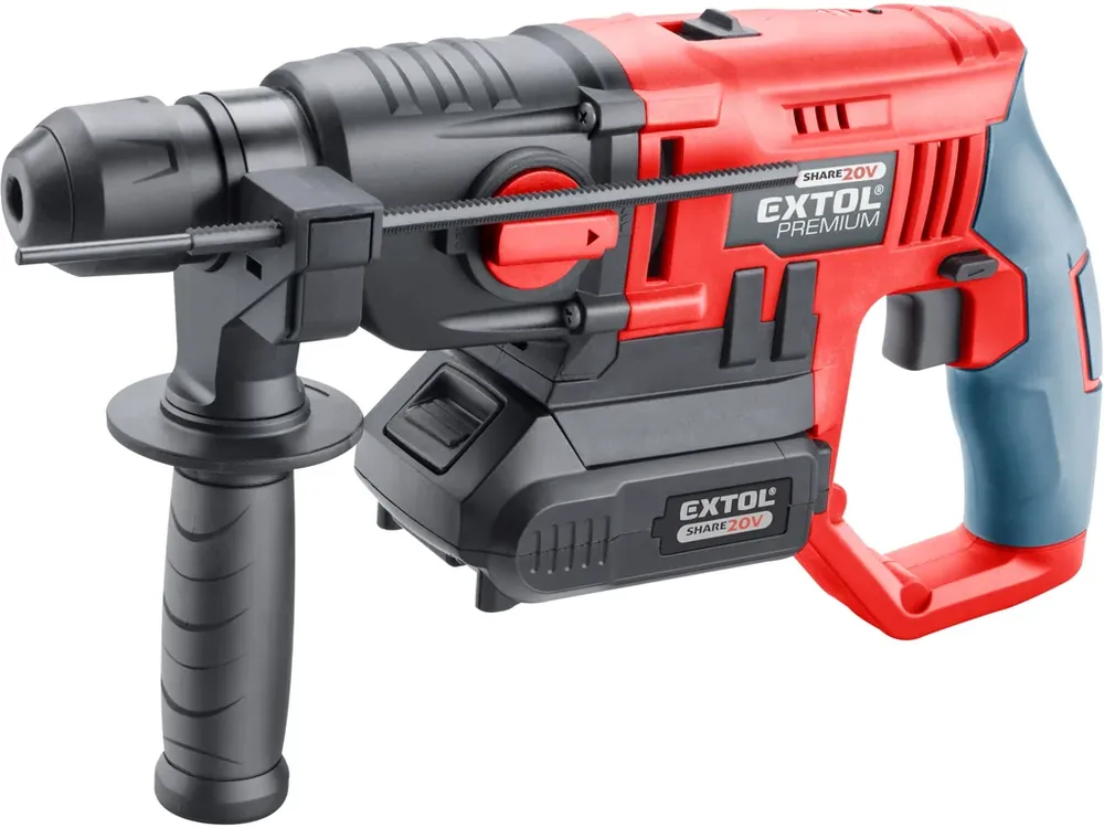 kladivo vrtací aku SHARE20V, 1,2J, SDS plus, 20V Li-ion, 2Ah Omezená Nabídka