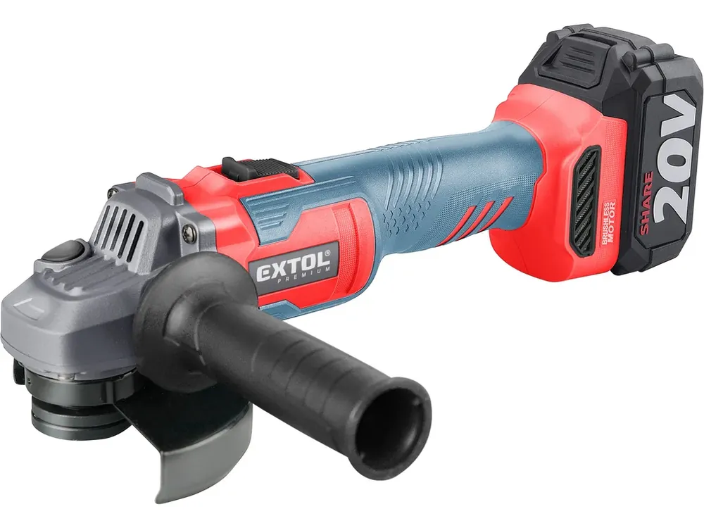 Odeslání Ihned bruska úhlová aku SHARE20V, 125mm, BRUSHLESS, 4Ah