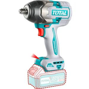 Utahovák rázový AKU 1/2", brushless, 850Nm, 20 V Li-ion, bez baterie a nabíječky, industrial Finální Výprodej