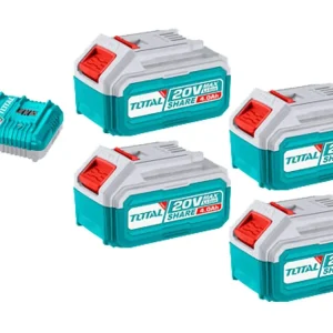Sada baterií a nabíječky, 20V Li-ion, 4000mAh, industrial Expresní Doručení