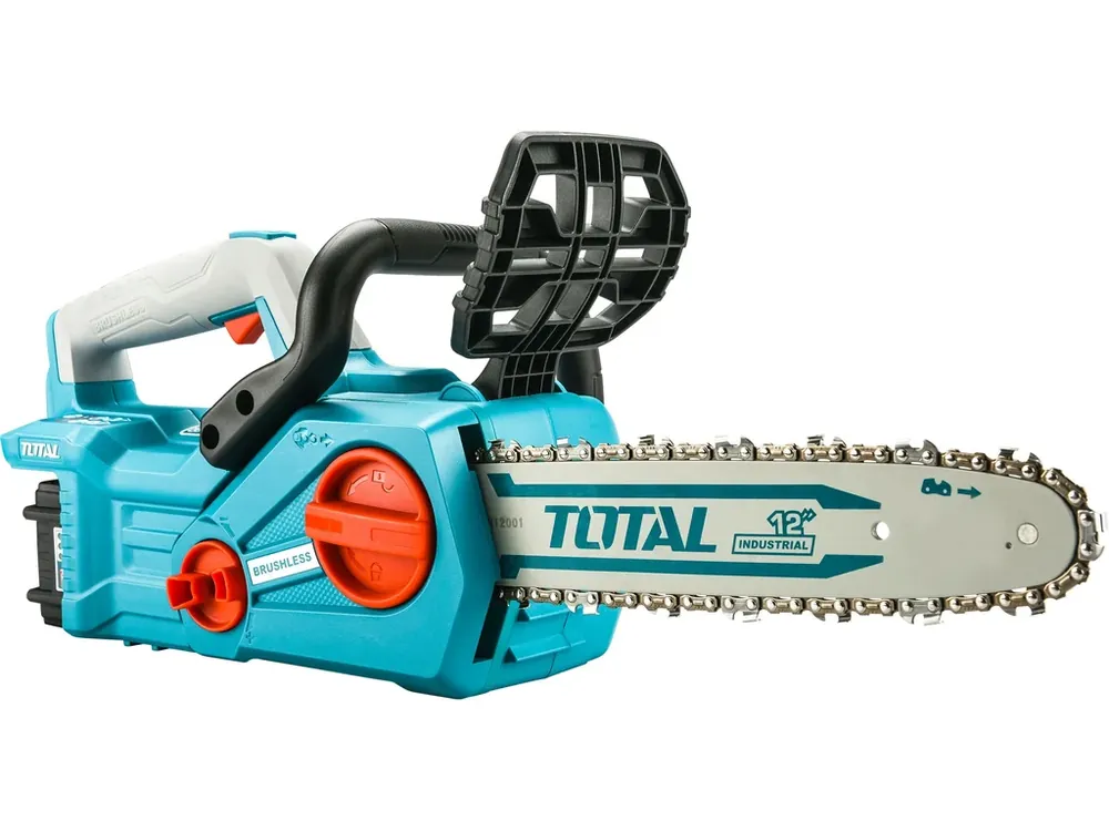 Akce Pila řetězová aku 900W, BRUSHLESS, 20V Li-ion, 4000mAh (2x), nabíječka, 30cm