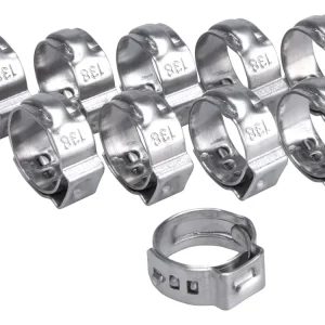 Víkendová Akce spona na hadici, 10ks, ⌀13,8mm, INOX