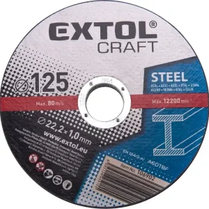Autentický kotouče řezné na kov, 5ks, O 125x1,0x22,2mm
