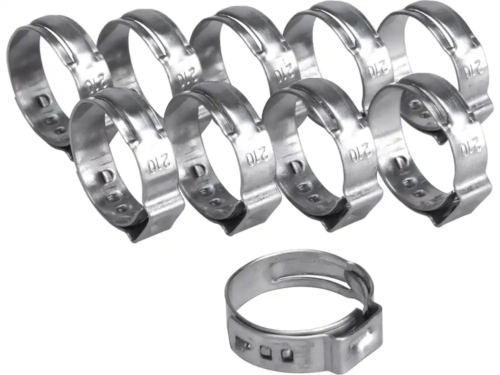 Rychlé Dodání spona na hadici, 10ks, ⌀21mm, INOX