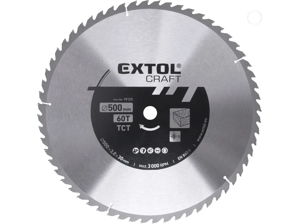 Top Prodej kotouč pilový s SK plátky, O 500x3,8x30mm, 60T