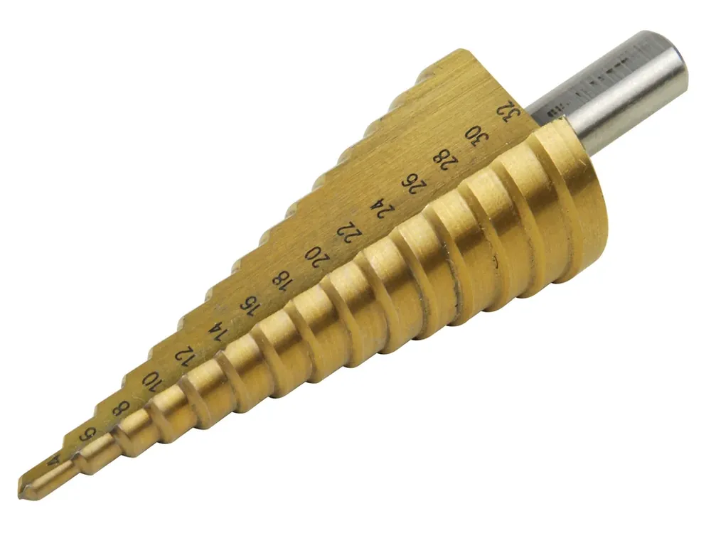 Rychlé Dodání vrták stupňovitý, O 4-32mm/po 2mm, HSS