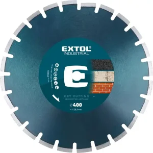 Akce kotouč diamantový řezný segmentový na ASFALT, suché řezání, O 400x25,4x3,6mm