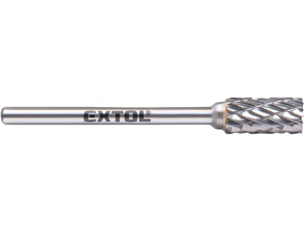fréza karbidová, válcová s čelním ozubením, ⌀6x13mm, ⌀stopky 3mm, sek střední (double-cut) Zlevněný
