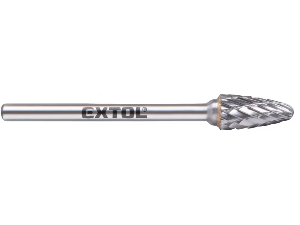 fréza karbidová, kulatý oblouk, ⌀6x13mm, ⌀stopky 3mm, sek střední (double-cut) Aktuální