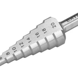 Autentický vrták stupňovitý, O 4-20mm/po 2mm, HSS-M2