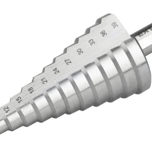 Značkový vrták stupňovitý, O 6-39mm/po 3mm, HSS-M2