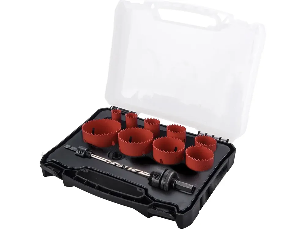 Objednat Nyní vrtáky korunkové, univerzální, 9 průměrů O 19-64mm, HSS/Bi-metal