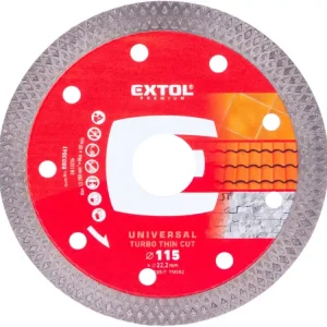 Akce kotouč diamantový řezný, turbo Thin Cut, suché i mokré řezání, O 115x22,2x1,2mm