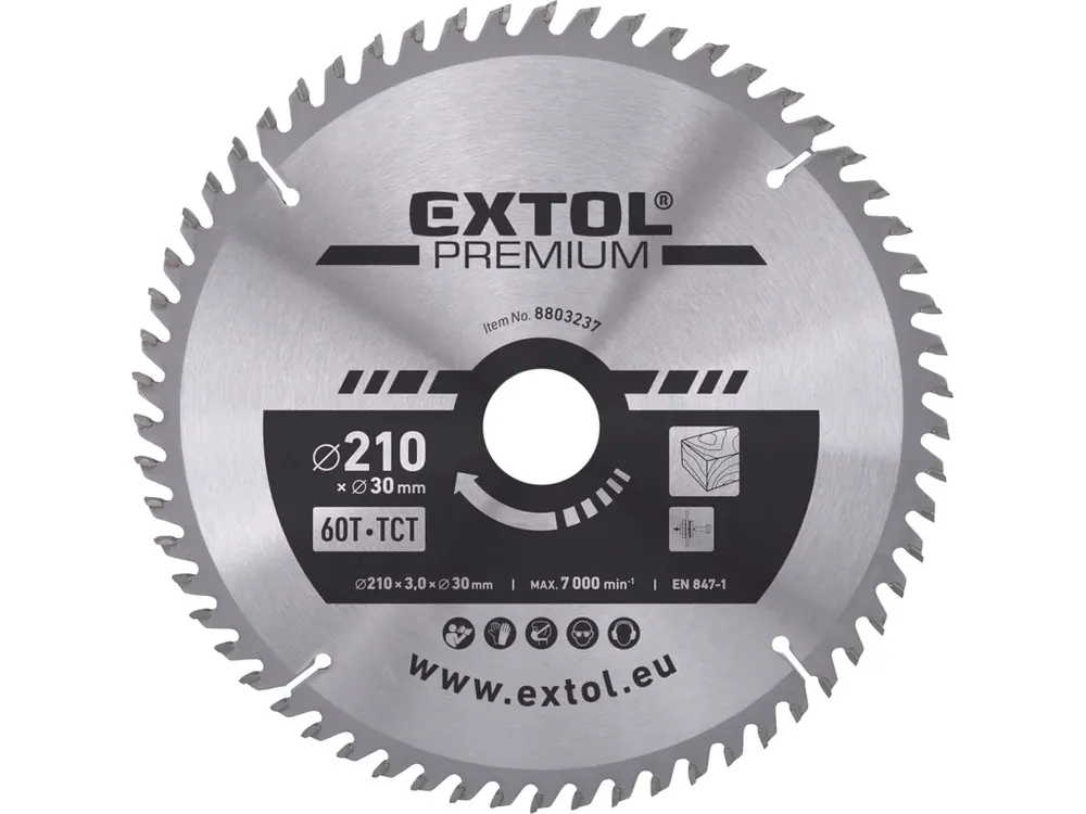 kotouč pilový s SK plátky, O 210x3,0x30mm, 60T Autentický