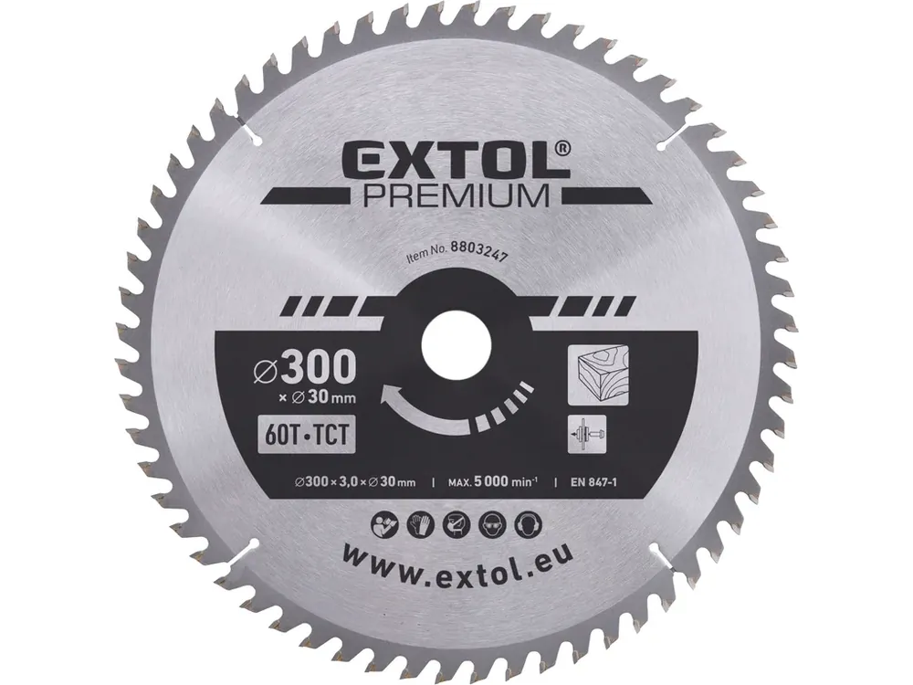 kotouč pilový s SK plátky, O 300x3,0x30mm, 60T Nízká Cena